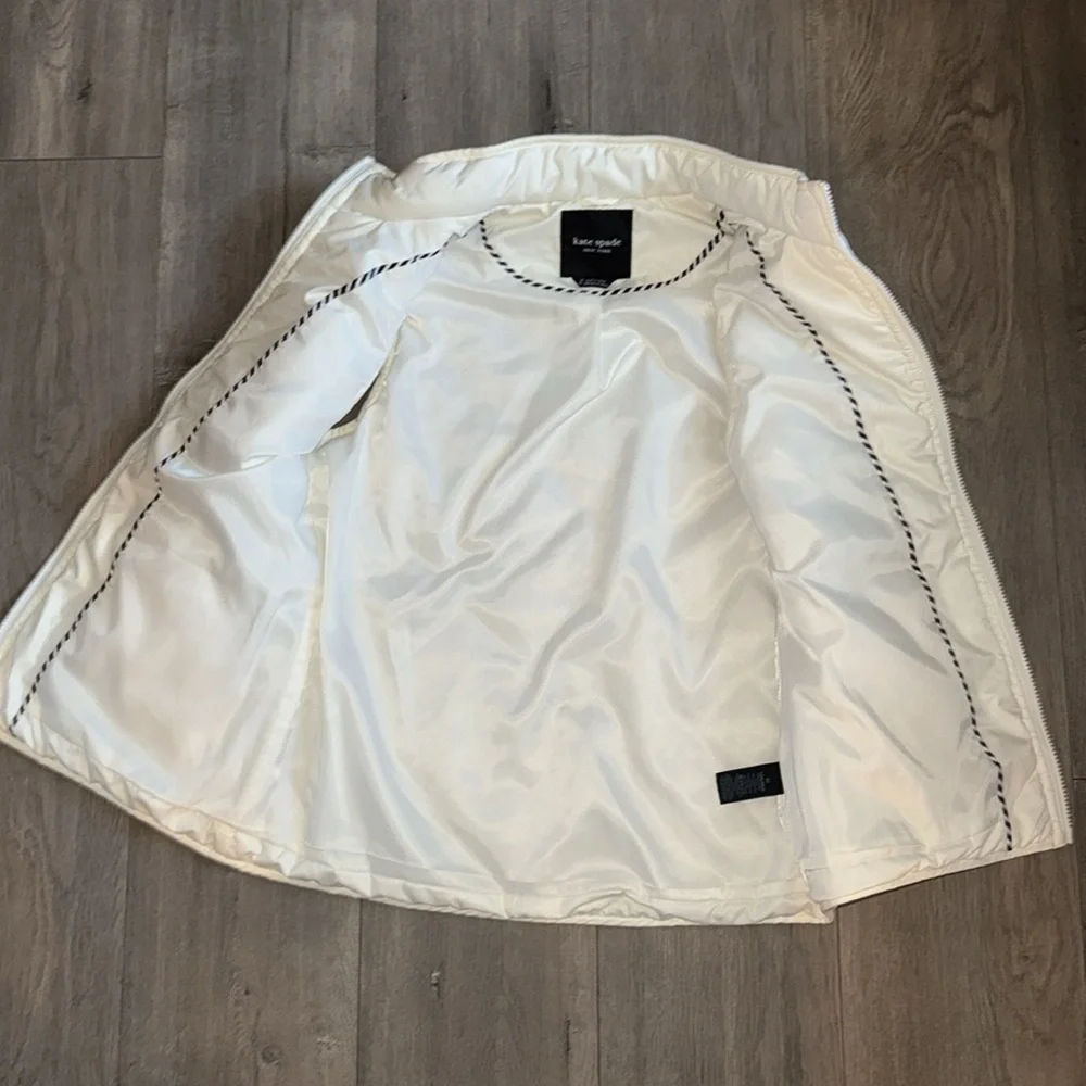 Kate Spade Quilted Off-White Vest - Picture 6 of 6